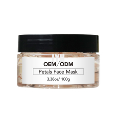 OEM Huidzorg Clay Mask Natural 100ml Rose Petal Face Gel Mask
