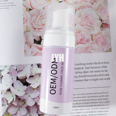 Organische Ophelderende de Huidzorg ISO22716 van Rose Foaming Face Wash 120ml