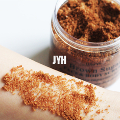 ODM Bodycare Schoonheidsmiddelen Natuurlijke Exfoliating die Organisch Bruin Sugar Salt Body Scrubs witten