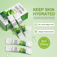 Blad Koreaan die van het schoonheids het Gezichtsmasker Bevochtigend Aloë Vera Skin Care Mask witten