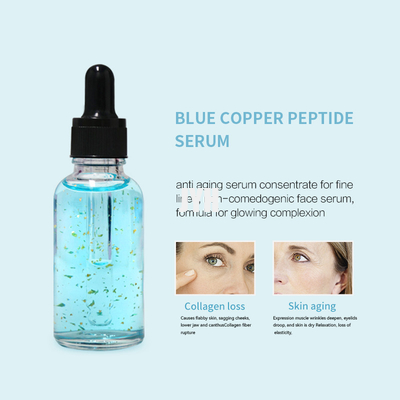 Ghk-Cu Peptide van het het Serum24k Gouden Blauw Koper van het Essentiegezicht Serum