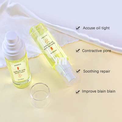 Toner voor Olieachtige Acne Naar voren gebogen Huid die Gezichtstoner AHA BHA Salicylic Zure Gezichtsmist hydrateren