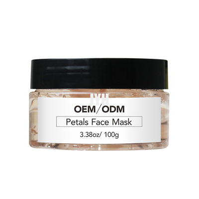 OEM Huidzorg Clay Mask Natural 100ml Rose Petal Face Gel Mask
