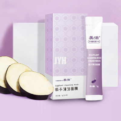 Purpere Aubergine die Clay Mask 5ml/Strook 300g/Kruik zuiveren