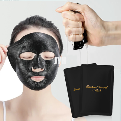 Het zwarte Geactiveerde het Hydrateren van de het Bamboehoutskool van het Bladmasker Gezichtsmasker