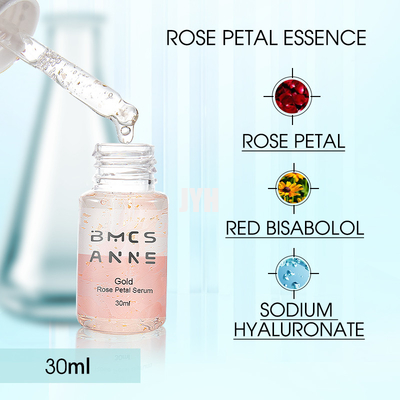 Het Serum van Rose Petal Essence Face Serum 24k het Gouden het Hydrateren Bevochtigen