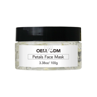 OEM Huidzorg Clay Mask Natural 100ml Rose Petal Face Gel Mask