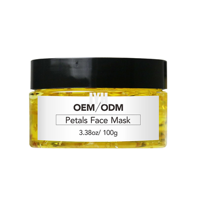 OEM Huidzorg Clay Mask Natural 100ml Rose Petal Face Gel Mask