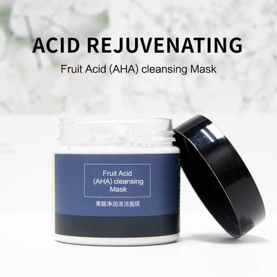 OEM 300G Facial Clay Mask Blackberry Fruit Acid Clay Acne Mee-eter Verwijderen