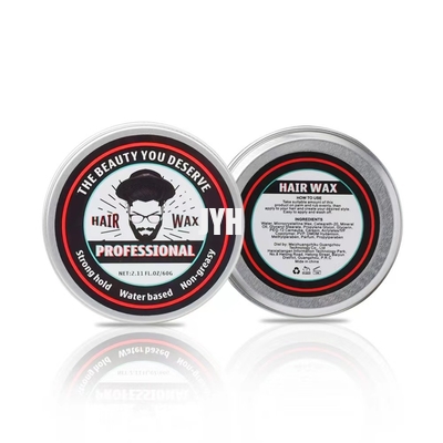 60g/stk Mens Cream Pomade Medium Hold Op waterbasis All Day Hold Premium Hair Styling Wax