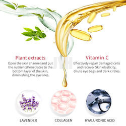 24k de gouden Huidzorg die Eyecare-Schoonheidsmiddelen bevochtigen verwijdert Dirk Circles Collagen Hydrogel Eye-Flard