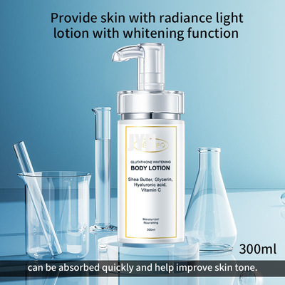 de Schoonheidsmiddelenglutathione van 300ml Bodycare Lichaam die de Roomgloed witten van de Bleken Hyaluronic Zure Massage