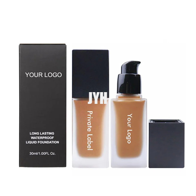 30ml Schoonheidsmiddelen 104 Kleurendouane Gezicht Gedrukt Matte Liquid Waterproof Foundation van de gezichtsmake-up