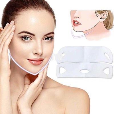 OEM het V-vormige Masker van het Vermageringsdieetgezicht Dubbel Chin Reducer V Lijn Opheffend Masker