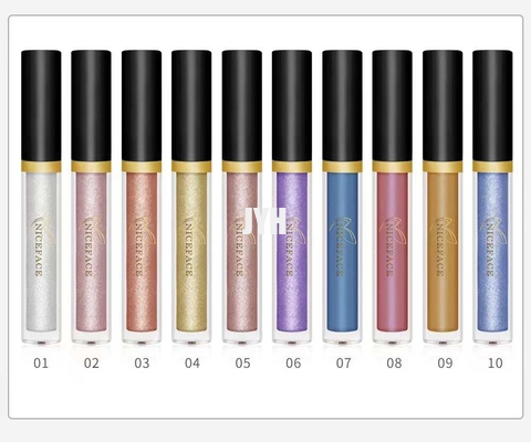 10 kleuren Diamond Glitter Eyeshadow Waterproof Long die Metaalflikkeringsoogschaduw duren