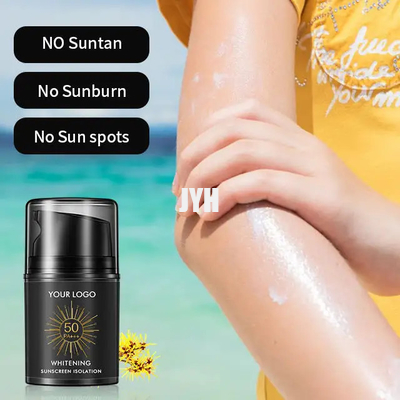 Natural Skin Men Waterproof Facial Sunscreen Spf50+ Pa+++ Non Whitening Sun Isolation Sunblock
