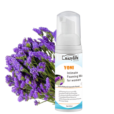 60ML de vrouwelijke Vertrouwelijke Schuimende Vrouwen Vaginal Health PH van Wassaldi