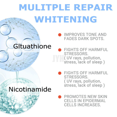 Veganistverlichting die de Bevochtigende de Roomglutathione van het Huidbleken Lotion van het Melklichaam witten