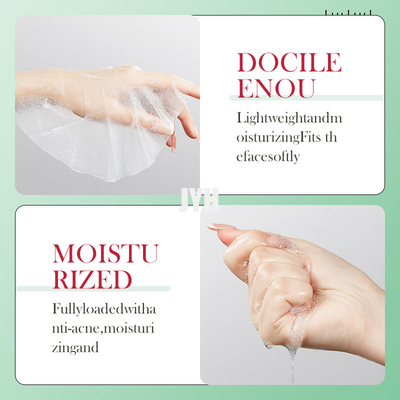 OEM Salicylic Zure Acnemasker krimpt Poriën die Bevochtigend Gezichtsbladmasker ophelderen
