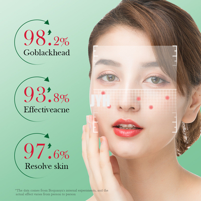 OEM Salicylic Zure Acnemasker krimpt Poriën die Bevochtigend Gezichtsbladmasker ophelderen