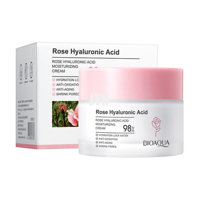 Rose Hyaluronic Acid Moisturizer Facial-Room Ophelderende Huid het Aanhalen Room 50g