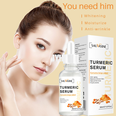 30ml van het het Gezichtsserum van de kurkumaessentie Donkere de Vlekcorrector Serum Formaldehyde Free