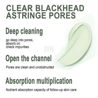 Privé Etiket van Clay Mud Facial Clay Mask van de douane het Organische Groene Thee