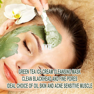 Privé Etiket van Clay Mud Facial Clay Mask van de douane het Organische Groene Thee