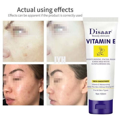 OEM die Gezichtsreinigingsmiddelen Natuurlijke Vitamine E schuimen die Gezichtsreinigingsmiddel witten