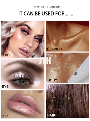 MSDS-Hoge Make-up de Flikkering polijst Poeder voor het Lichaam van het de Lippenhaar van Gezichtsogen