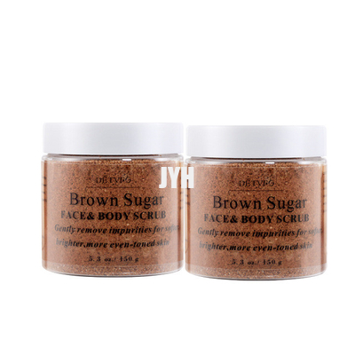 ODM Bodycare Schoonheidsmiddelen Natuurlijke Exfoliating die Organisch Bruin Sugar Salt Body Scrubs witten
