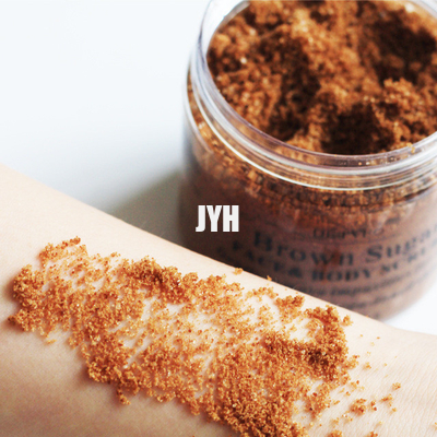 ODM Bodycare Schoonheidsmiddelen Natuurlijke Exfoliating die Organisch Bruin Sugar Salt Body Scrubs witten