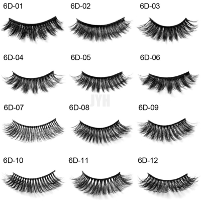 Driedimensionele Dikke Imitatiemink false eyelashes stage show-Bruidmake-up 6D 20mm