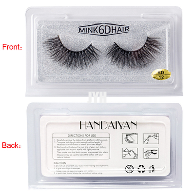 Driedimensionele Dikke Imitatiemink false eyelashes stage show-Bruidmake-up 6D 20mm