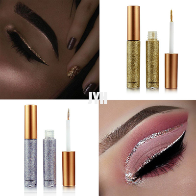 MSDS 10PCS/Reeks schitteren Oogvoering voor Vrouwen Gemakkelijk om Met pigment gekleurd Rood Witgoud te dragen de Vloeibare Eyeliner Make-up schittert