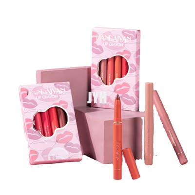 Het roteren Sharpenable Matte Lip Liner Crayon Smudge Bestand het Hydrateren Naakte voelt Fluweelachtig Lippenstift