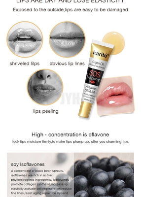 GMPC-Gehydrateerde de Lipgloss bevochtigt raffineert Droogterimpels verbetert Mollige Lip