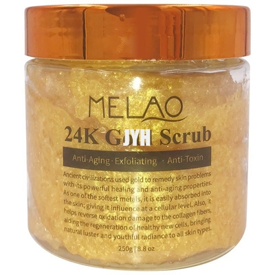 250g het veganist24k Goud schrobt van Room het Bevochtigen en Exfoliating Lichaam