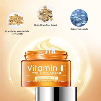 Het Gezichtsvochtinbrengende crème die van de Unscented30g Vitamine C Anti het Verouderen Rimpelroom ophelderen