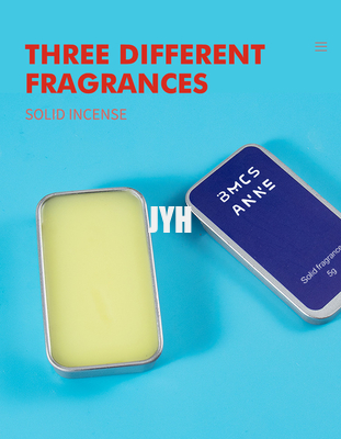 OEM 10mL de Stevige Balsem van het Reis Natuurlijke Parfum voor Mannen Vrouwen
