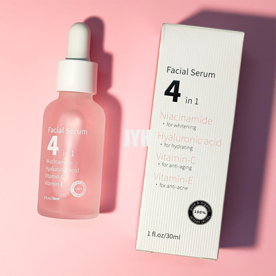 4 in 1 Vitamine C van het Gezichtsserum 30% met Ha-Nicotinamide anti-Veroudert het Hydrateren Wittend Huidserum