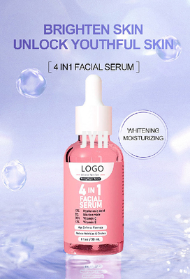 30ML Hyaluronic Zuur Collageen 4 van het vitamine Cserum in 1 Gezichtsserum voor Vrouwen