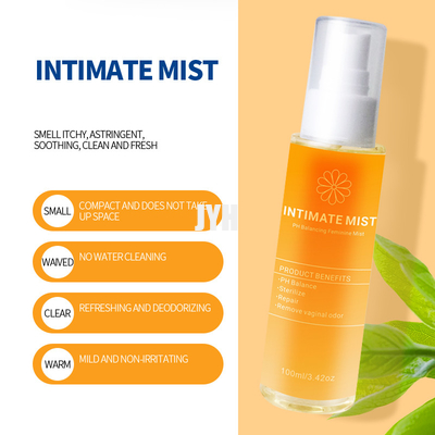 100ML OEM PH van het de Producten Natuurlijke Saldo van de Huidzorg Vrouwelijke Zorgmist voor het Jeuken van Vertrouwelijke Gebieden