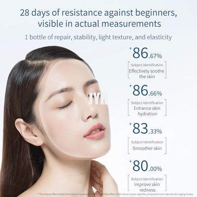 100ml blauwe Koperpeptide Gezichtswatergloed die de Huidzorg stabiliseren van het Reparatie Diepe Hydraat