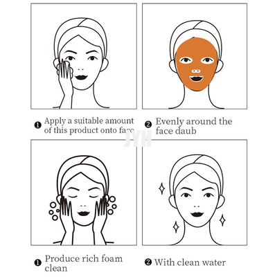 Het koelen Oxy Zwarte Hoofd Diepe Reinigen van Bellen het Gezichtsclay mask acne treatment remove