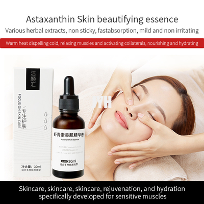 30ml Astaxanthin Porie die van het Essentie heldert de Gezichtsserum Huidkleur voor Gezicht op krimpen