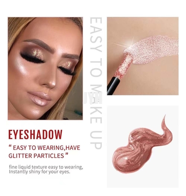 Waterdicht Lichtgevend de Oogschaduw Privé Etiket 10 van de Oogmake-up Kleuren