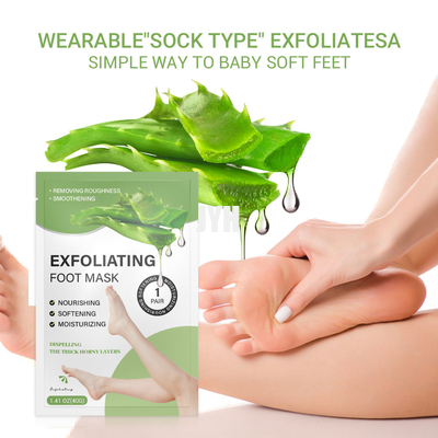Exfoliating en het Bevochtigen Aloë Vera Foot Mask For Rejuvenating
