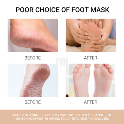 40ml de Diepe Bevochtigende Exfoliating Sokken van Juice Peach Foot Peel Mask