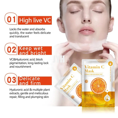 Privé Merk VC Vitaminemasker aan Carry Bright Color Of Skin-het Hydrateren het Gezichtsmasker van het Flardfruit